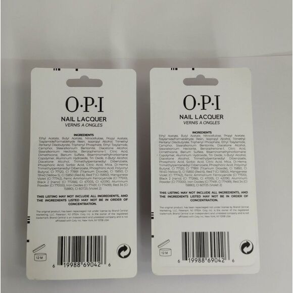 OPI Mini Nail Polish Set of Two Brand New 4 bottles total Nail Laquer Nail Stren - Picture 11 of 12